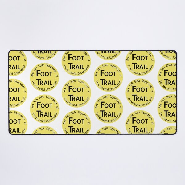 Item preview, NYSDEC Foot Trail Marker Yellow designed and sold by repyourparks.
