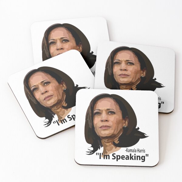 Item preview, I'm Speaking - Kamala Harris drawing designed and sold by Blondiabshop.