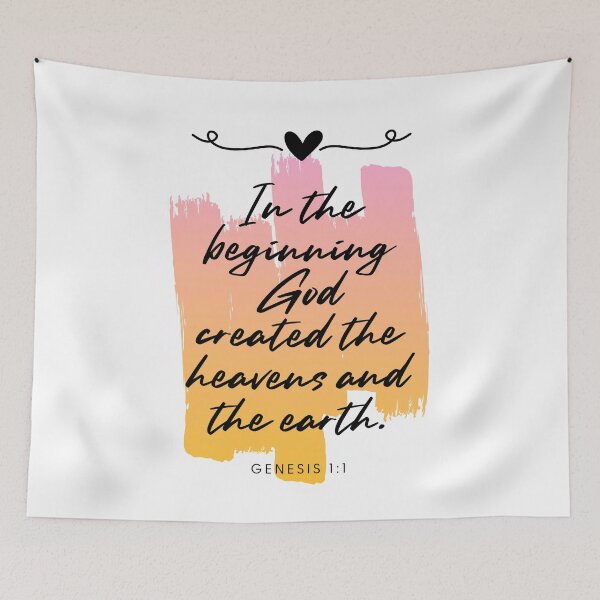 Item preview, Genesis 1:1 | Bible Verse | Christian Faith designed and sold by NobleForte.