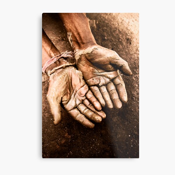 Craftsmans Hand Metal Print