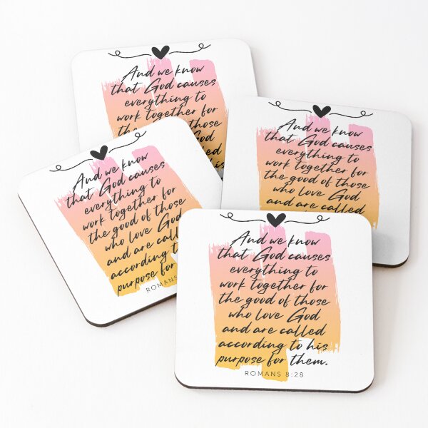 Item preview, Romans 8:28 | Bible Verse | Christian Faith designed and sold by NobleForte.