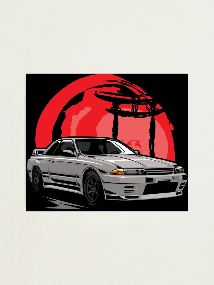 Wall Art Print Nissan GTR art, Gifts & Merchandise