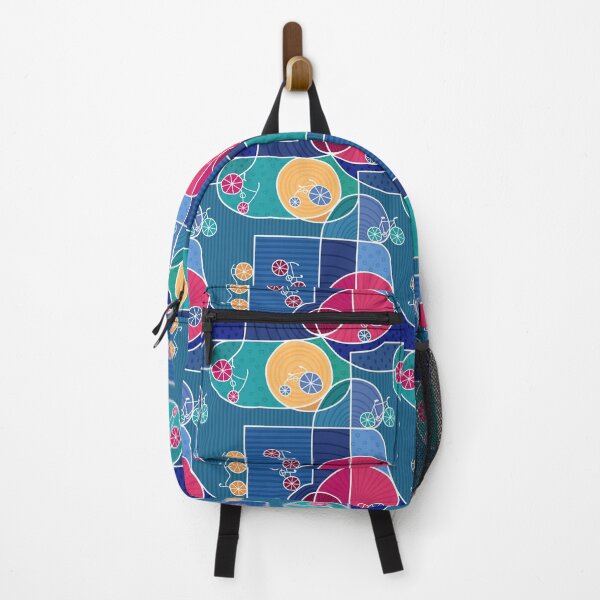 Item preview, Park of colorful bicycles! designed and sold by AliciaDiamond.