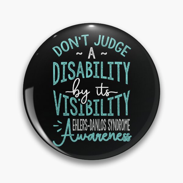 Item preview, Don't Judge A Disability Ehlers-Danlos Awareness designed and sold by Ripper19.