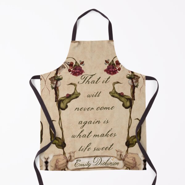 Item preview, Emily Dickinson Quote That it will never come again is what makes life sweet EMILY DICKINSON Woodland watercolor frame designed and sold by Monica Laipple.