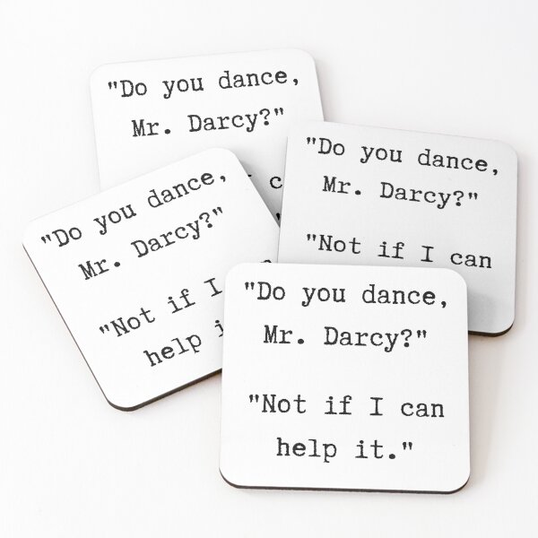 Item preview, Pride and Prejudice Quote | Do You Dance, Mr. Darcy? designed and sold by WordsToArt.