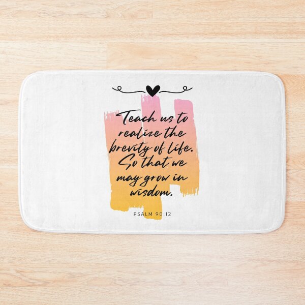 Item preview, Psalm 90:12 | Bible Verse | Christian Faith designed and sold by NobleForte.