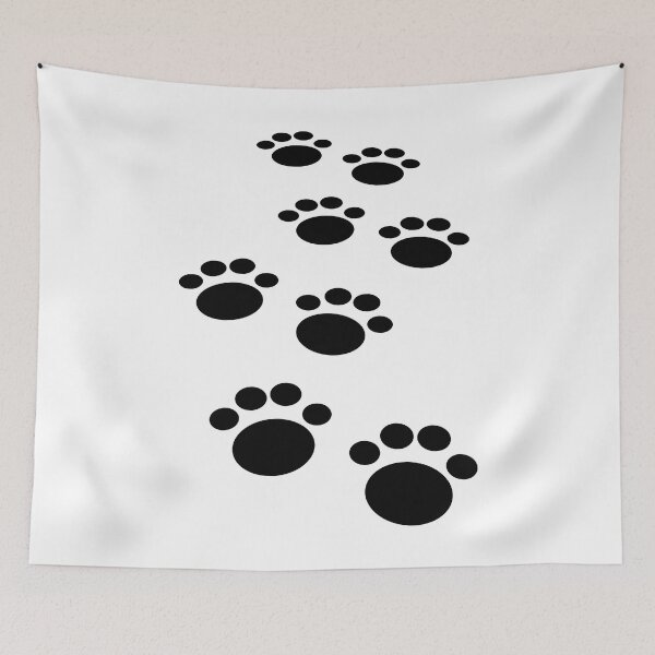 Item preview, Cute Cartoon Pet Paw Trail designed and sold by Almdrs.