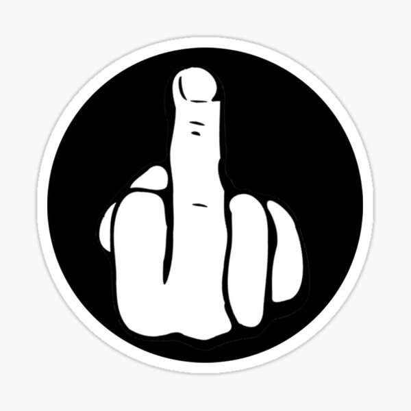 Item preview, Middle Finger designed and sold by 1guy1girl.