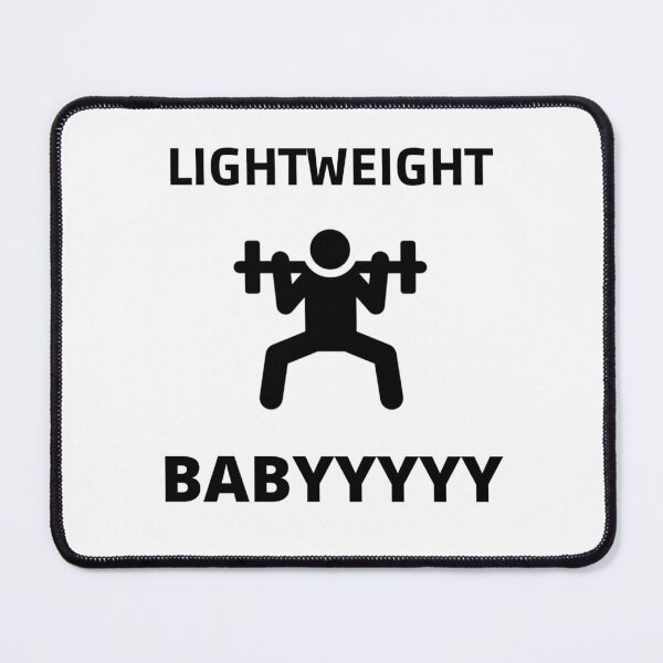 Item preview, Lightweight Babyyy Simple Gym T-shirt. designed and sold by Hypert-Shirt.