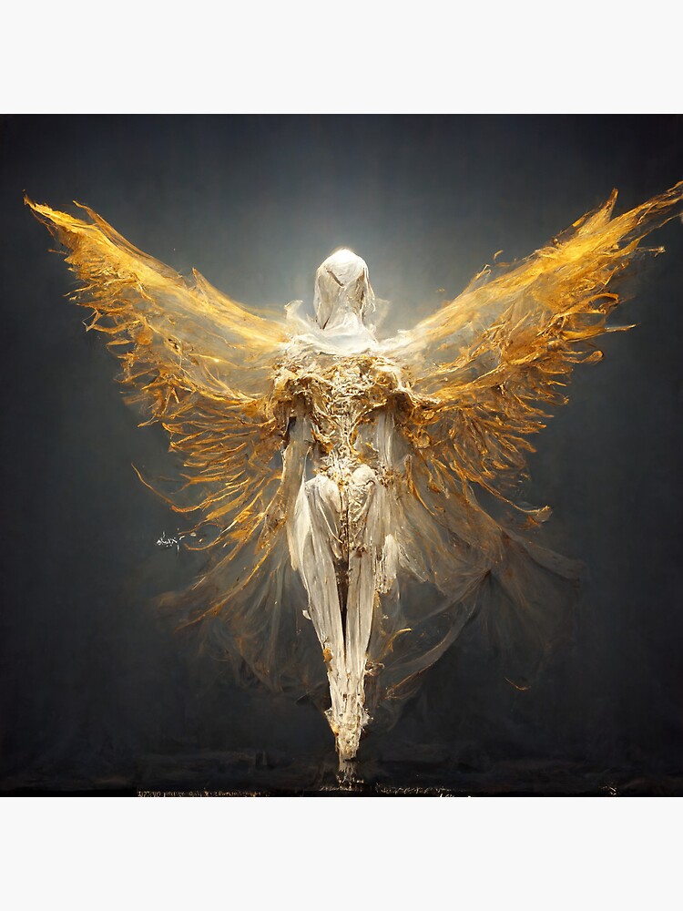 Gold Angel Wings Digital Art by Bigalbaloo Stock - Pixels