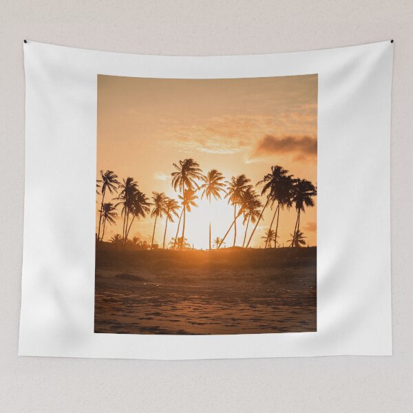 Item preview, Sunset View Coconut Trees designed and sold by kryative.