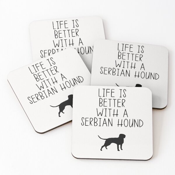 Item preview, La vida es mejor con un sabueso serbio designed and sold by kindxinn.