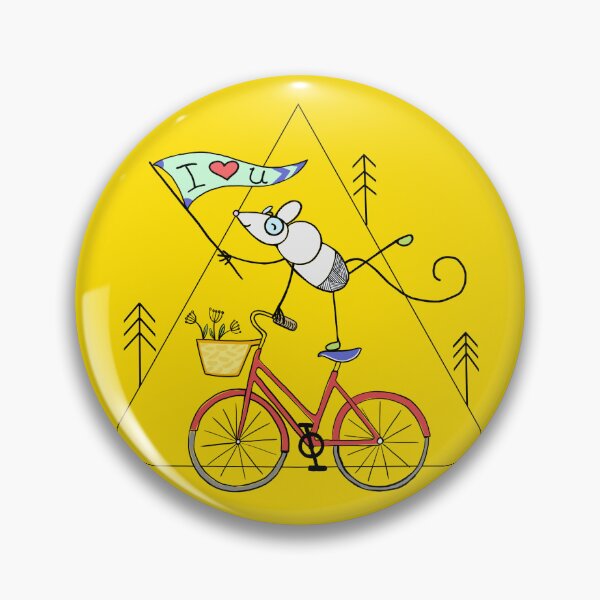 Item preview, Tougä the mouse and his red bike designed and sold by PrismaM.