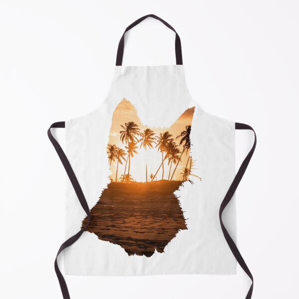 Item preview, Sunset View Coconut Trees Cat designed and sold by kryative.