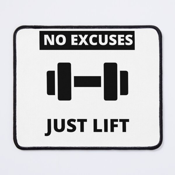 Item preview, No Excuses Just Lift Gym T-shirt designed and sold by Hypert-Shirt.