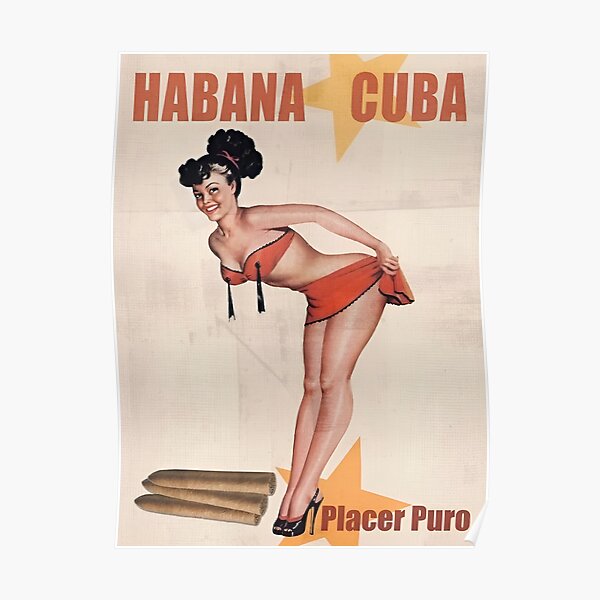 Vintage cigar ad Poster Poster