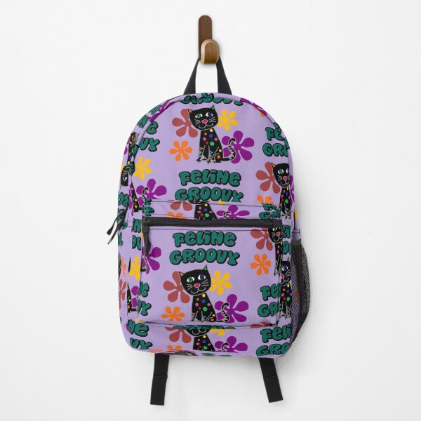 Item preview, Funny Feline Groovy Black Cat Retro Cartoon designed and sold by Nature's Fancy.