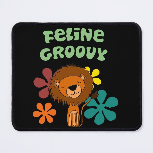 Item preview, Funny Feline Groovy Lion Retro Cartoon designed and sold by Nature's Fancy.