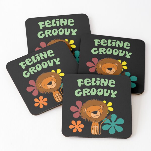 Item preview, Funny Feline Groovy Lion Retro Cartoon designed and sold by Nature's Fancy.