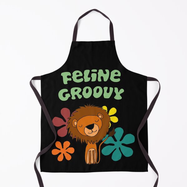Item preview, Funny Feline Groovy Lion Retro Cartoon designed and sold by Nature's Fancy.