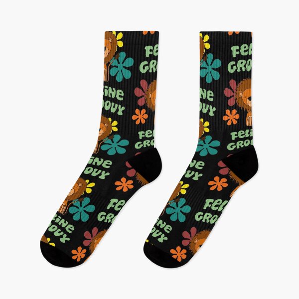 Item preview, Funny Feline Groovy Lion Retro Cartoon designed and sold by Nature's Fancy.