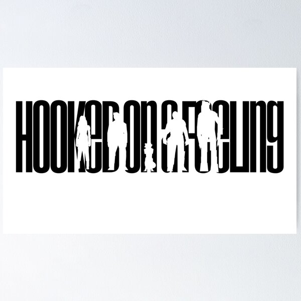 Item preview, Hooked On Feeling- Black designed and sold by RedBrickProd.
