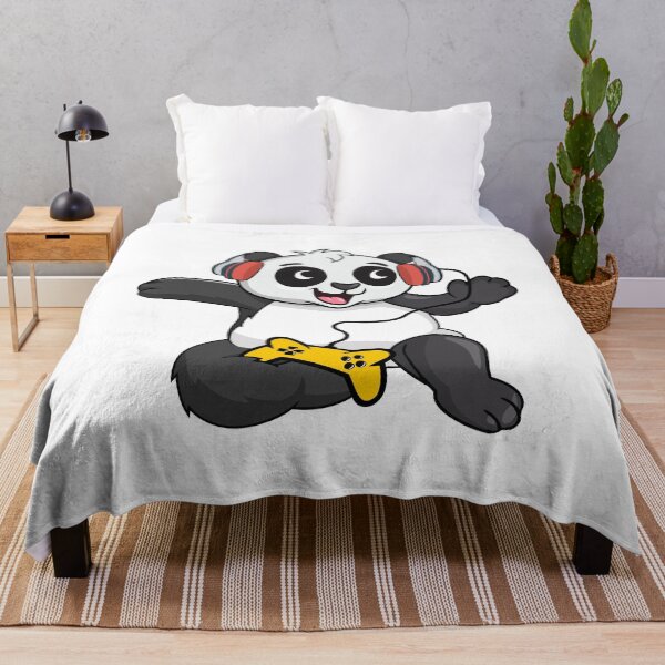 Item preview, Adorable Gaming Panda With Headphones and Game Controller designed and sold by CreativeCranium.