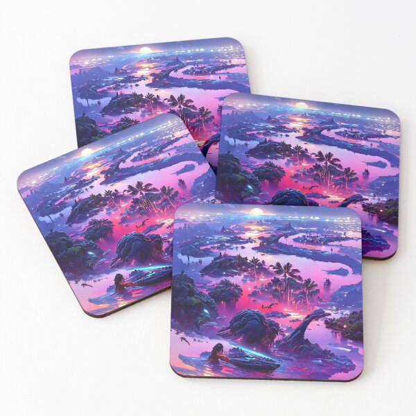 Item preview, Amazon river at night designed and sold by zar4fussion.