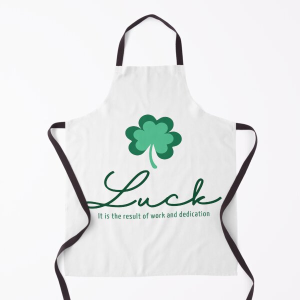 Item preview, Luck Is The Result Of Work  And Dedication Motivational design designed and sold by Hypert-Shirt.