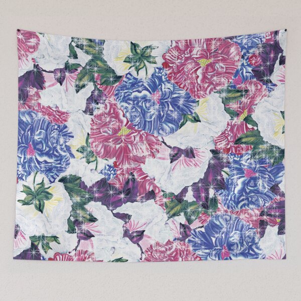 Item preview, Beautiful Rosy Pattern In Rich Abstract Flowers designed and sold by BeInTouch.
