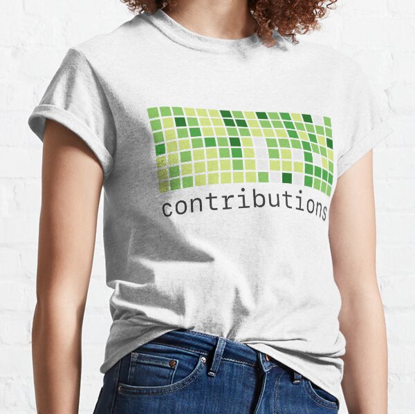 Github Contributions Classic T-Shirt