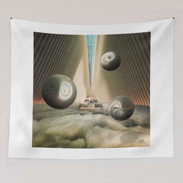 Item preview, Orbes en el Oculus, ilustraciones de Adam Ring designed and sold by AdamRingArt.