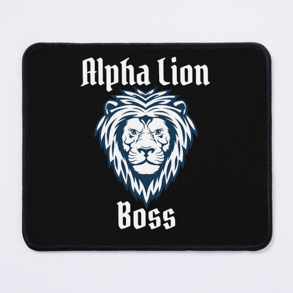 Item preview, Alpha Lion Boss design white designed and sold by allycat57.