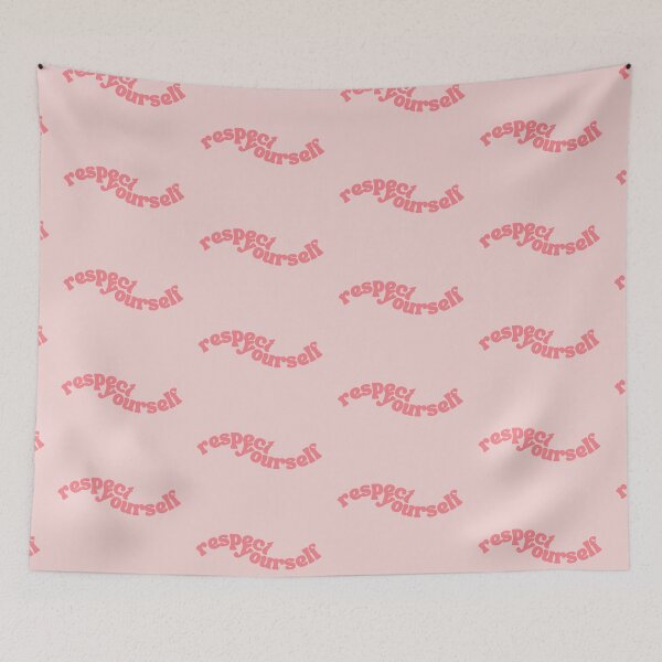 Item preview, Respect Yourself Wavy in Pink designed and sold by Pink Ribbon.