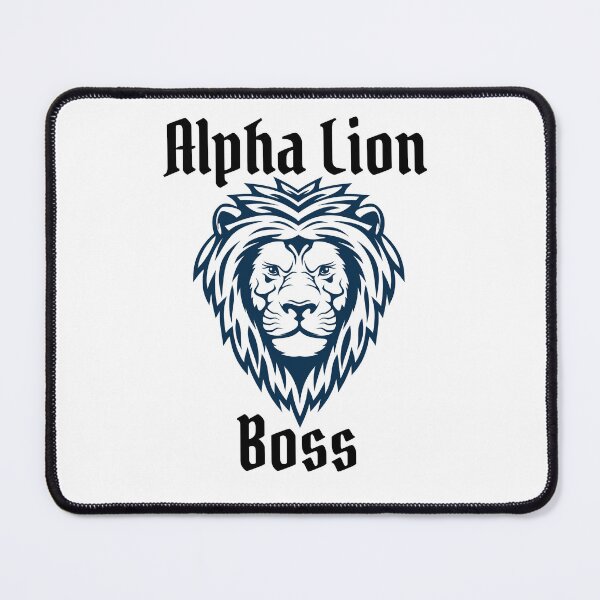 Item preview, Alpha Lion Boss black text designed and sold by allycat57.