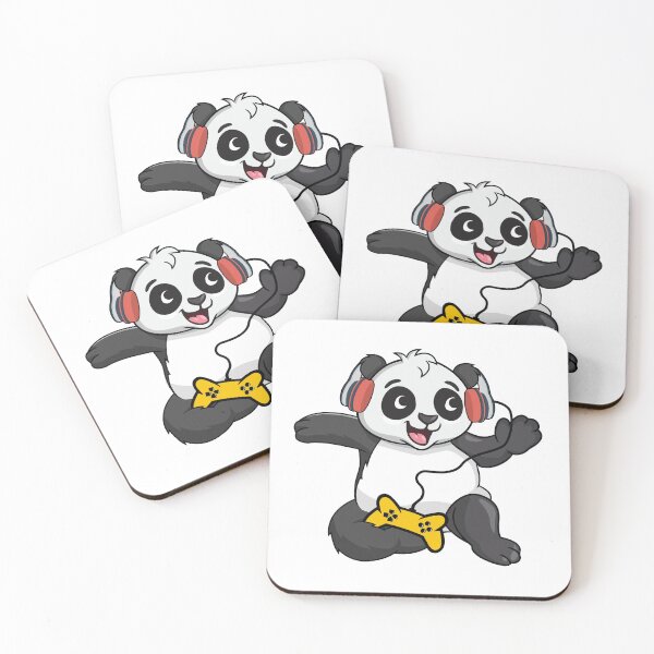Item preview, Adorable Gaming Panda With Headphones and Game Controller designed and sold by CreativeCranium.
