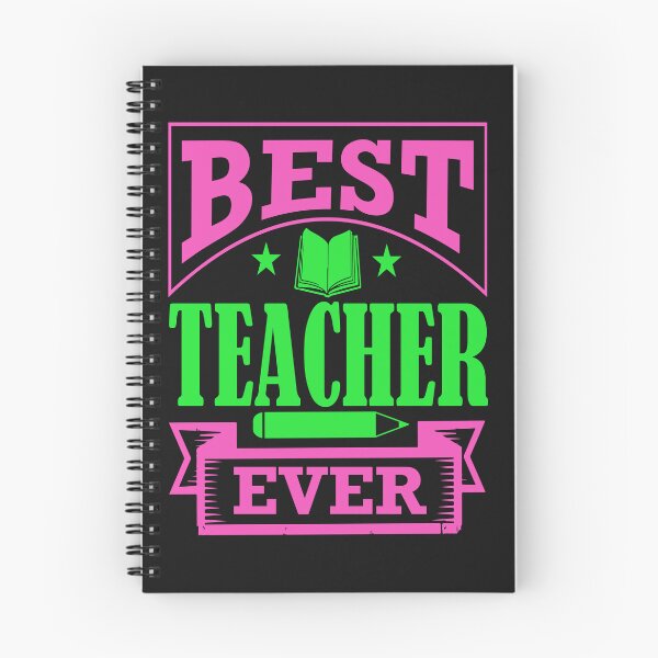 Item preview, Best Teacher Ever Pink and Green Letters Teacher Design Colorful text  designed and sold by Cordiality.