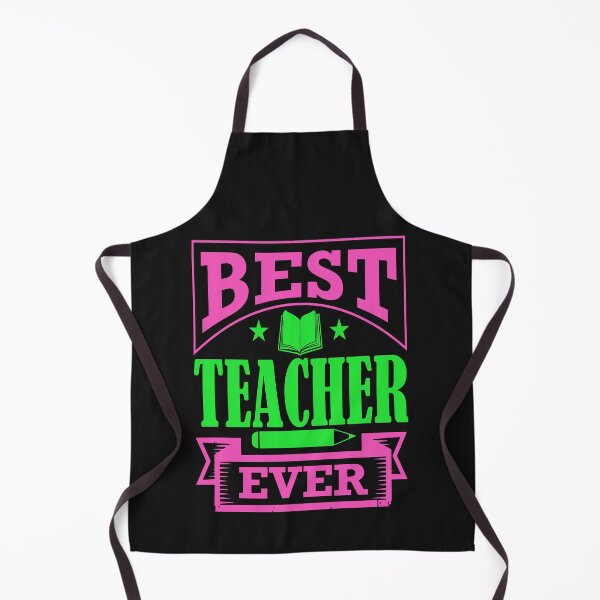 Item preview, Best Teacher Ever Pink and Green Letters Teacher Design Colorful text designed and sold by Cordiality.