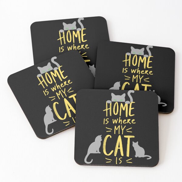 Item preview, Home is where my cat is designed and sold by bernd49.