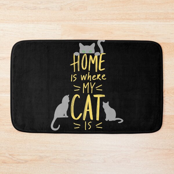 Item preview, Home is where my cat is designed and sold by bernd49.