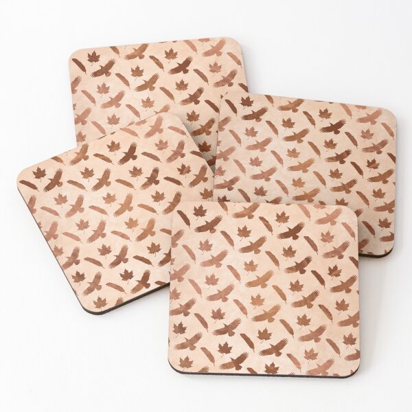 Item preview, Autumn Wind Coffee and Leather Repeat Pattern designed and sold by Galact1cFox.