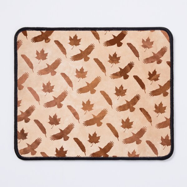 Item preview, Autumn Wind Coffee and Leather Repeat Pattern designed and sold by Galact1cFox.