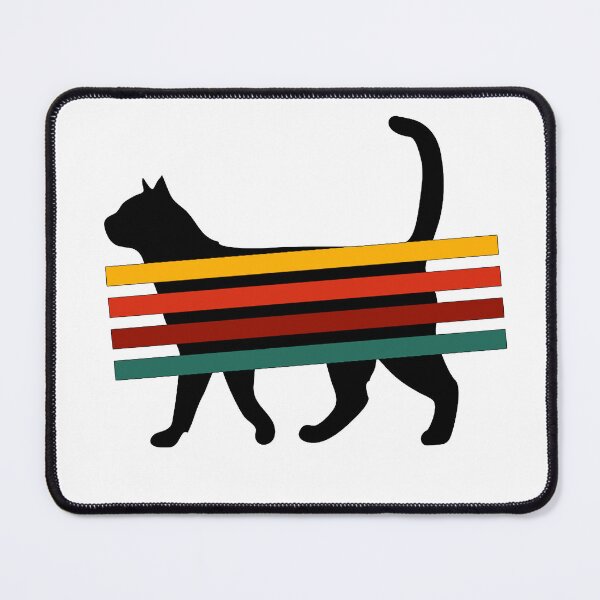 Item preview, cat with color strips designed and sold by shellle in the ocean.