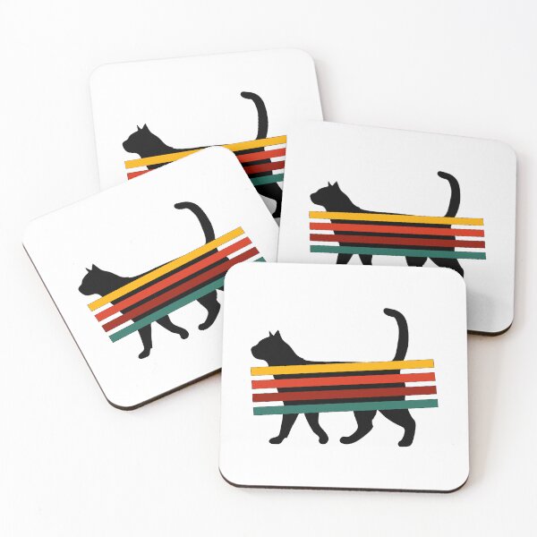 Item preview,  cat with color strips designed and sold by shellle in the ocean.