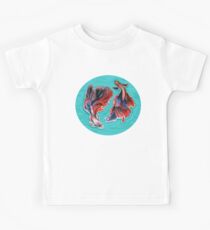 Betta Fish Design Kids Tee