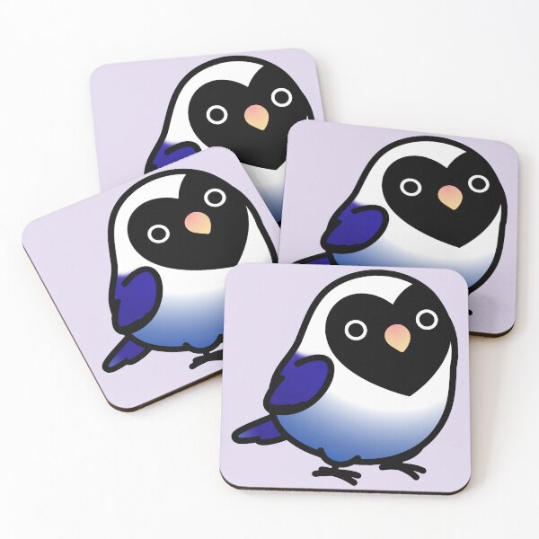 Item preview, Chubby Black-masked Violet Lovebird designed and sold by birdhism.