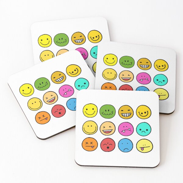 Item preview, Bright Colors Emotion Faces designed and sold by CreativeCranium.