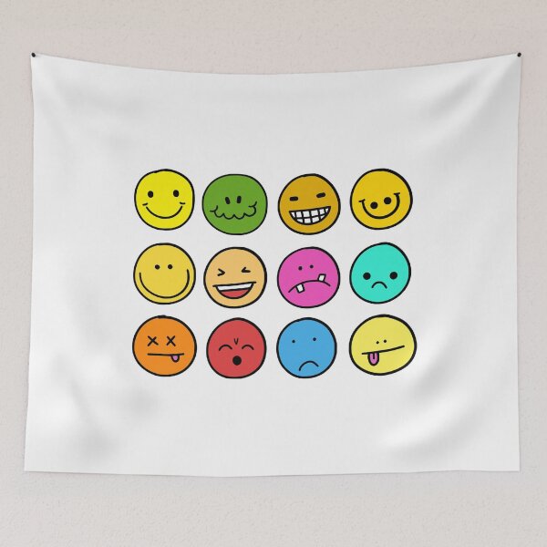Item preview, Bright Colors Emotion Faces designed and sold by CreativeCranium.