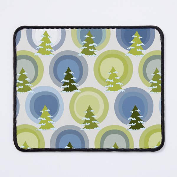 Item preview, Winter snow covered evergreen forest glowing Winter sundogs designed and sold by AngelDawnDesign.